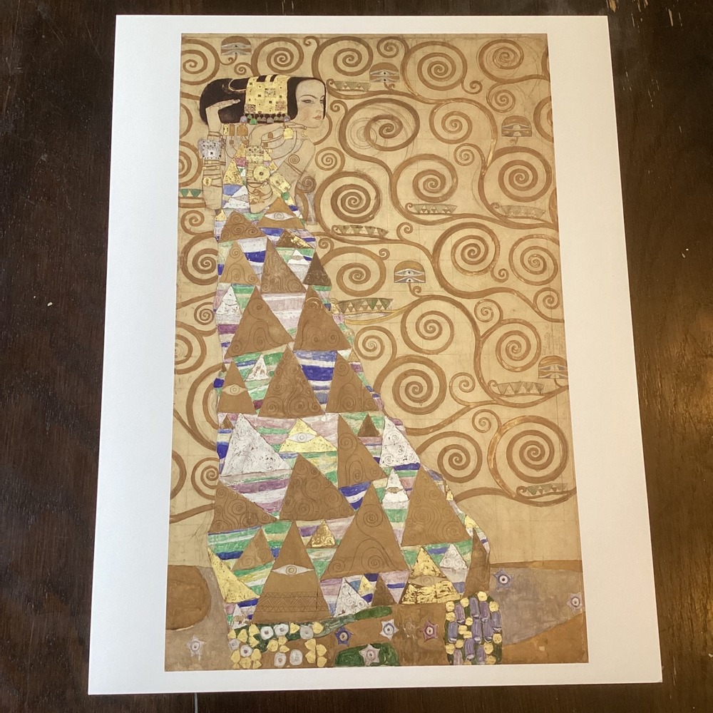 Gustav Klimt Dancing Girl Expectation Stoclet Frieze Taschen Art Print 10x13